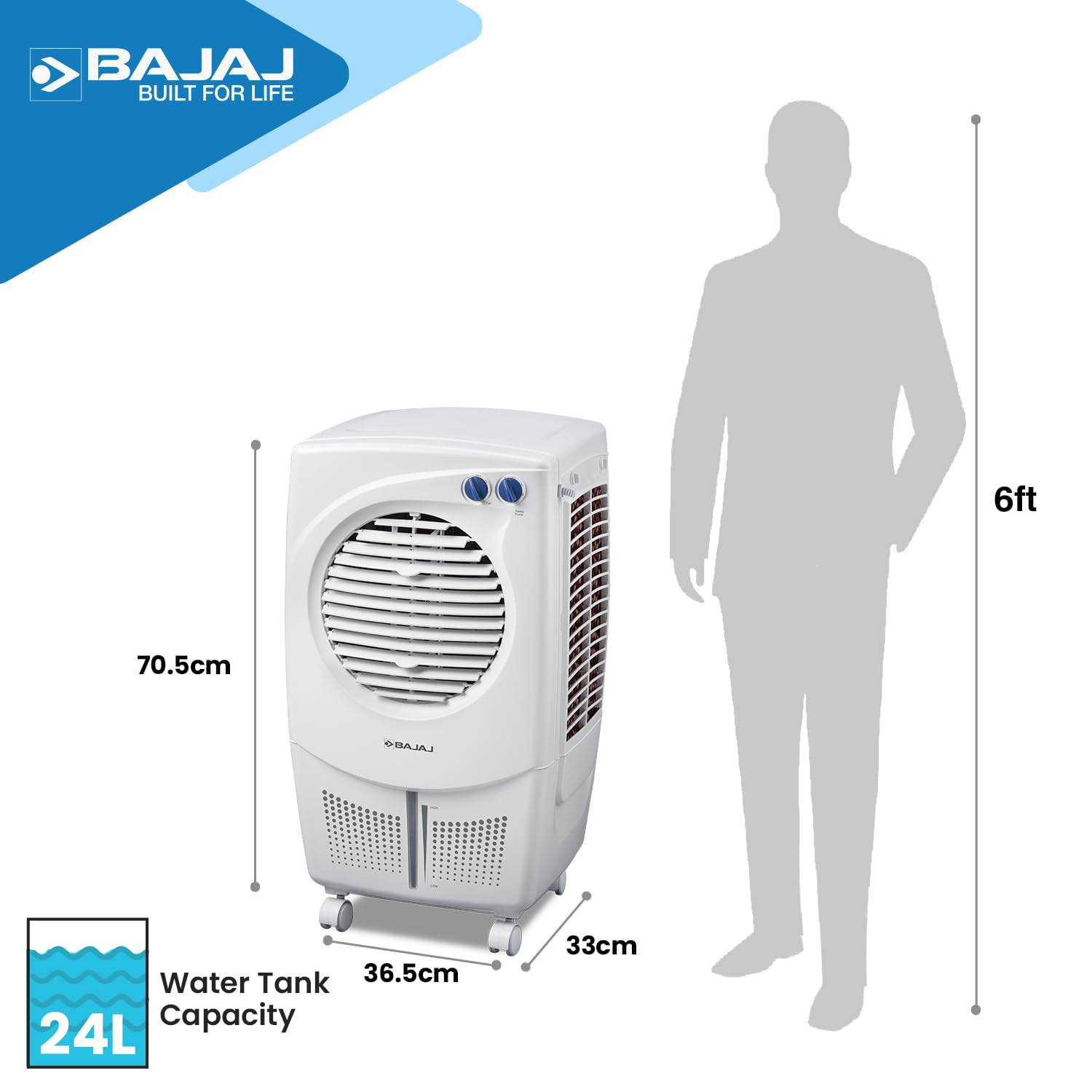 best cooler for summer - Bajaj PMH 25 DLX 24L